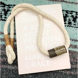 Marlee Grace ceramic necklace & book